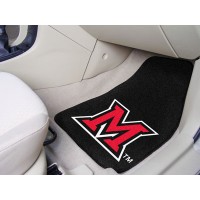 Miami of Ohio 2 Piece Front Car Mats