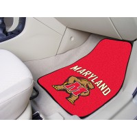 University of Maryland 2 Piece Front Car Mats