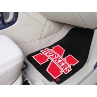 University of Nebraska 2 Piece Front Car Mats