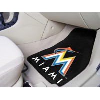 MLB - Miami Marlins 2 Piece Front Car Mats
