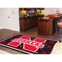 University of Nebraska  5 x 8 Rug