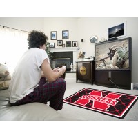 University of Nebraska 4 x 6 Rug