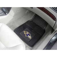 NFL - Baltimore Ravens Heavy Duty 2-Piece Vinyl Car Mats