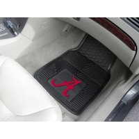 University of Alabama Heavy Duty 2-Piece Vinyl Car Mats