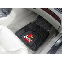 University of Louisville Heavy Duty 2-Piece Vinyl Car Mats