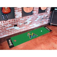 MLB - Miami Marlins Golf Putting Green Mat