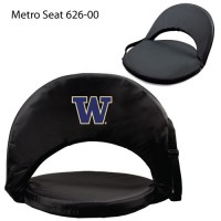 University of Washington Printed Metro Seat Recliner Black