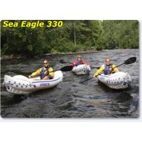 Sea Eagle 330 Inflatable Kayak Pro Package Includes Seats Paddles and Pump