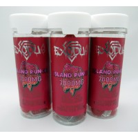 Exodus Legal Cannabis Live Resin Gummies - Island Punch Flavor - 7000MG - THCP+THCB - (40 Gummies)