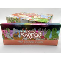 Exodus Legal Cannabis Hemp Chocolate - Milk Chocolate Cookies Flavor - 1500MG - THC+CBD - (12 servings)