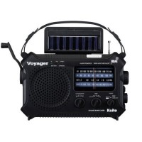 Voyager AM/FM NOAA Weather Dynamo-Solar-AC Cell Charger
