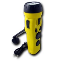 4 n 1 Dynamo Radio w/ Flashlight  and Cell Charger 