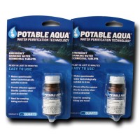Potable Aqua Drinking Water Purification Tablets 2-pk