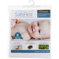SafeRest Premium Waterproof Crib Mattress Protector