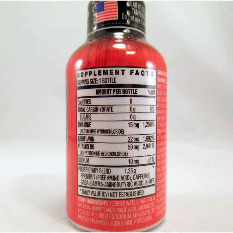 Herbal Supplements 50 ZAZA Red Shot Feel Good Be Happy 2.0 fl oz Bottle (60ml)(12)