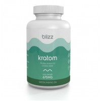 Blizz Kratom Extra Strength 675mg Green Maeng Da (Bottle)(150ct)