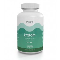Blizz Kratom - Extra Strength 675mg - Green Maeng Da - Bottle 300ct