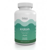 Blizz Kratom Extra Strength 675mg Green Maeng Da (Bottle)(300ct)