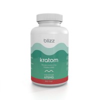 Blizz Kratom Extra Strength 675mg Capsules Red Thai (Bottle)(300ct)