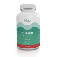 Blizz Kratom Extra Strength Capsules 675mg Red Thai (Bottle)(500ct)