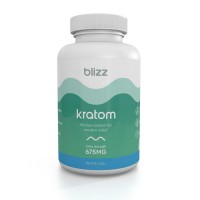 Blizz Kratom - Extra Strength Capsules 675mg - White Bali - Bottle 500ct