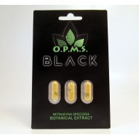 OPMS Black Botanical Extract Caps - Blister Pack - Simply the Best! (3ct)