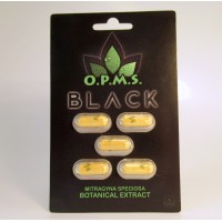 OPMS Black Botanical Extract Caps - Blister Pack - Simply the Best! (5ct)
