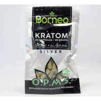 OPMS Silver Super Green BORNEO - Organic - All Natural Capsuless (60ea)