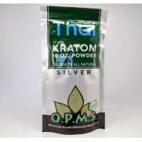 OPMS Silver Green Vein THAI - All Natural Organic Powder (16oz)