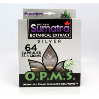 OPMS Silver Caps Red Vein Sumatra - All Natural - Blister Pack (64ct) 