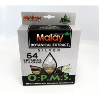 OPMS Silver Malay Special Reserve - All Natural Caps - Blister Pack (64ct .5gr)