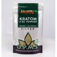 OPMS Silver Green Vein Malay - All Natural Organic POWDER (4oz)