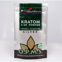 OPMS Silver Red Vein Sumatra - All Natural Organic POWDER (4oz)