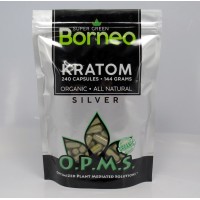 OPMS Silver Super Green Borneo - Organic - All Natural Caps (240ea)