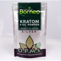OPMS Silver Super Green Borneo - All Natural Organic POWDER (4oz)