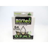 OPMS Silver Caps Super Green Borneo - All Natural - Blister Pack (64ct) 