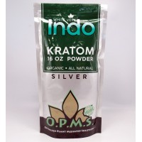 OPMS Silver White Vein Indo - All Natural Organic POWDER (16oz)