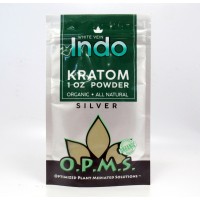 OPMS Silver White Vein Indo - All Natural Organic POWDER (1oz)