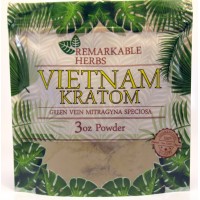 Remarkable Herbs 100% All Natural Vietnam (Green Vein) Powder (3oz)