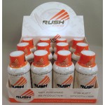 Rhino Rush Energy Drink - Just Peachy Flavor - Stay Alert / Be Productave (12) NEW!