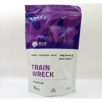 Wild Kratom - Focus Energy Relief - Train Wreck Powder - Bag 250g