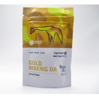 Wild Kratom - Focus Energy Relief - Gold Maeng Da Powder - Bag 25g