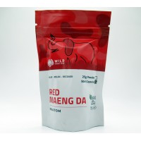 Wild Kratom - Focus Energy Relief - Red Maeng Da Capsules - Bag 50ct