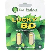 Zion Herbals Lucky 80 - 80% Capsules (2 Pk)