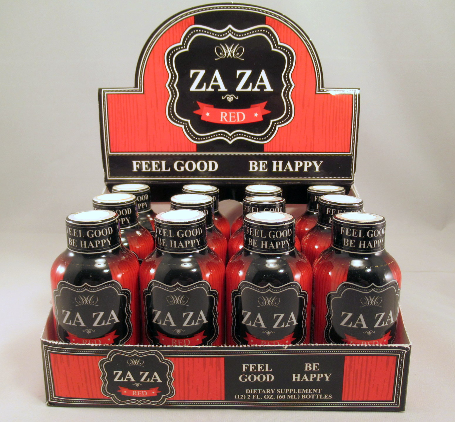 Herbal Supplements 50 ZAZA Red Shot Feel Good Be Happy 2.0 fl