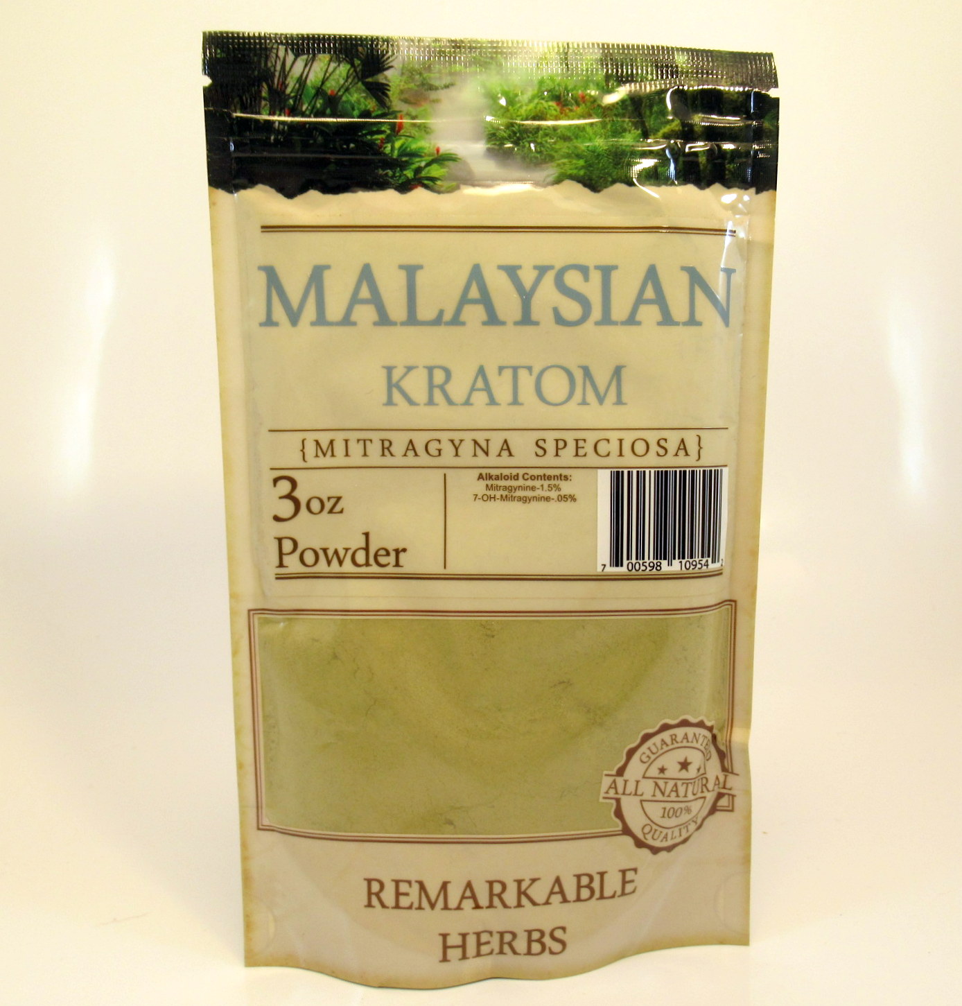 Powders Remarkable Herbs 100 All Natural (Malay) Malaysian Powder (3oz)